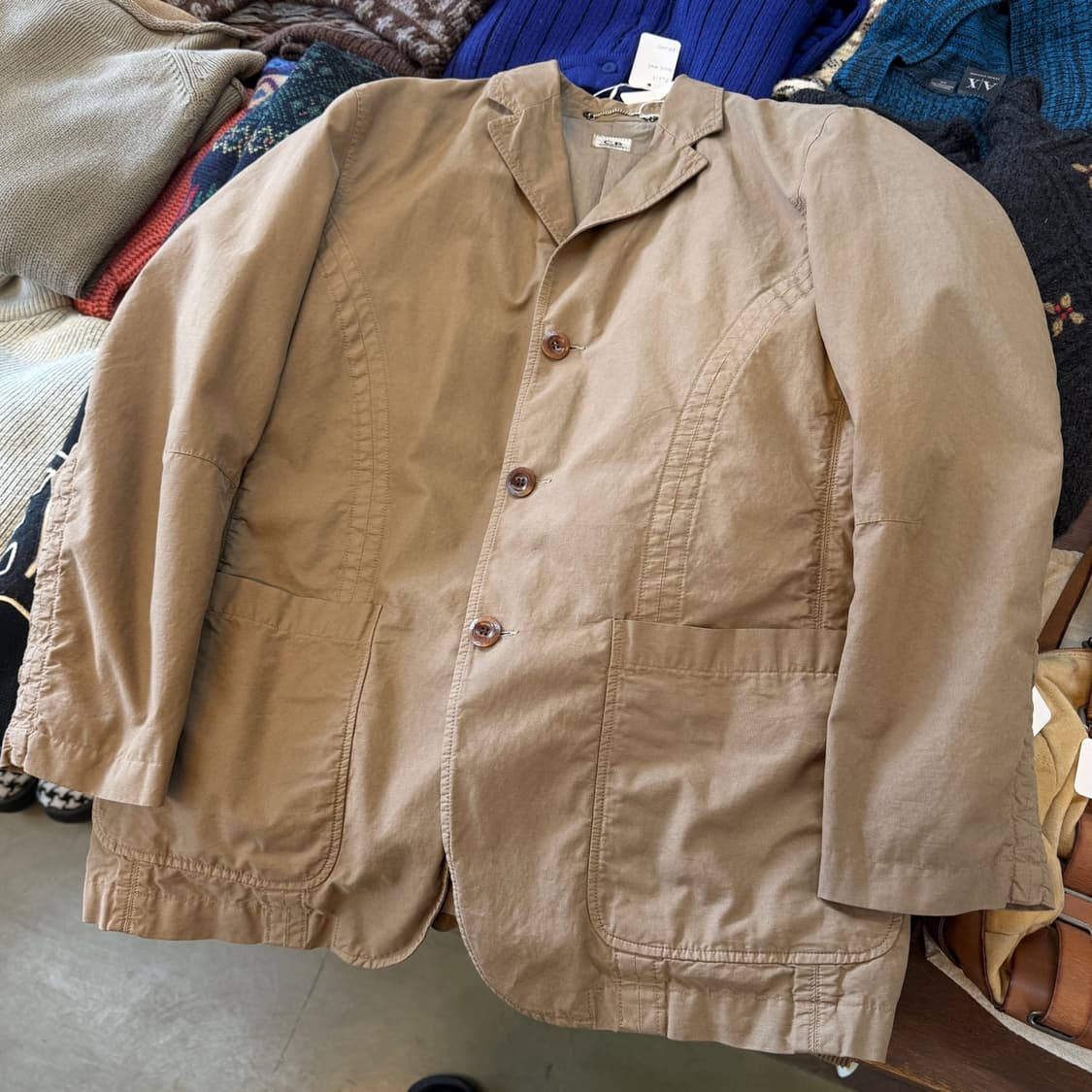 CP COMPANY 씨피컴퍼니 디테일 블레이저 스포츠 자켓 베이스 M L 상품이미지1