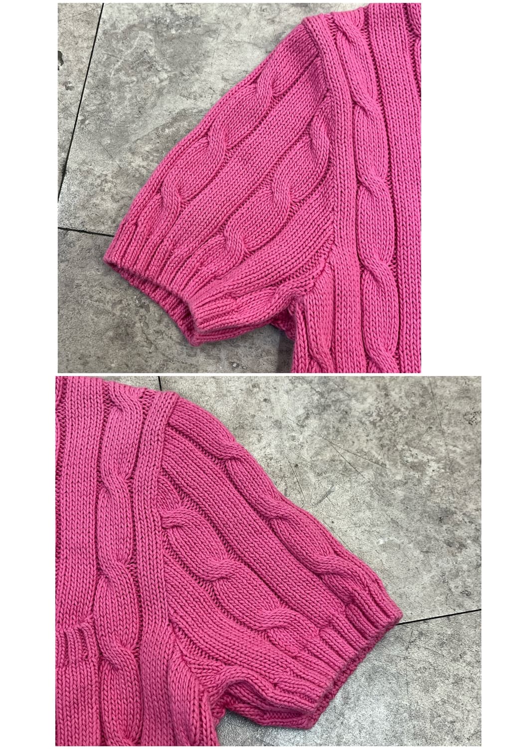 폴로 랄프로렌 반팔 포켓 니트 핑크 S #csz3039  상품이미지8