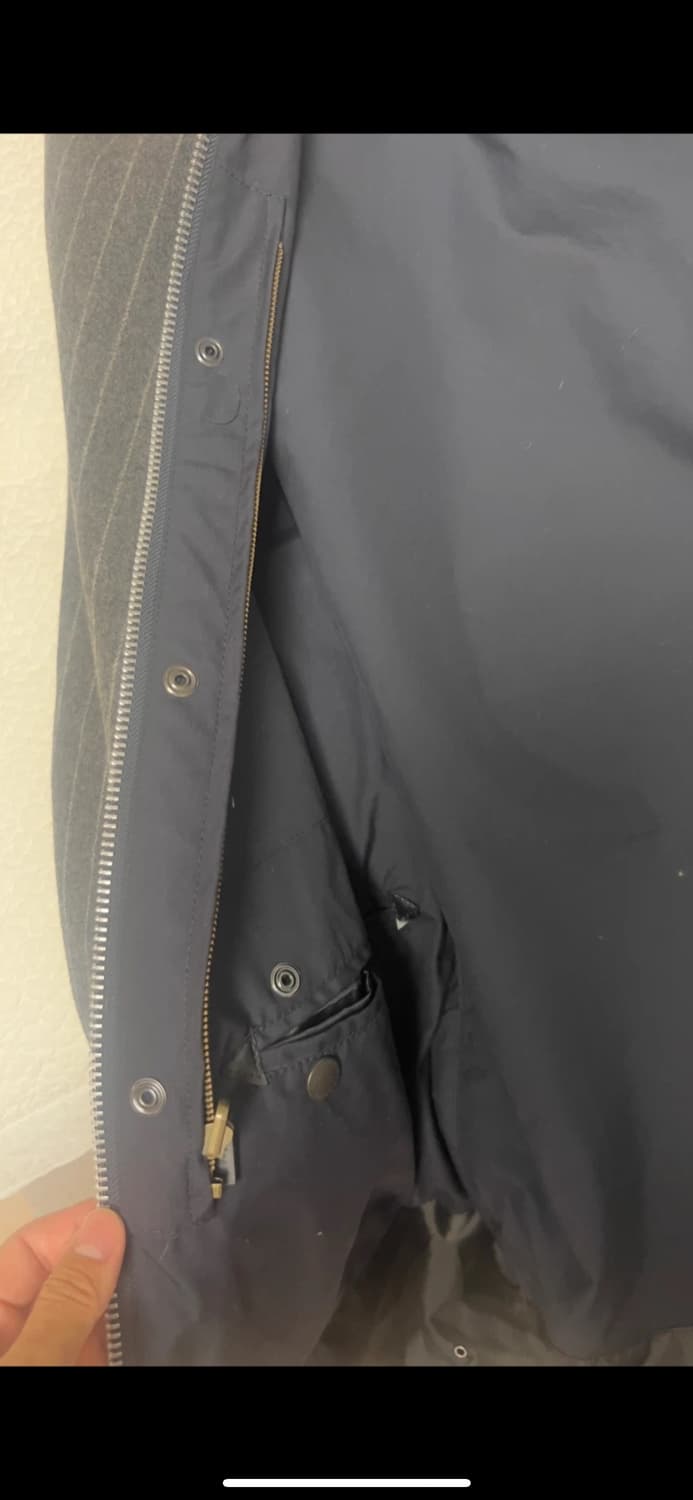 바버 핀스트라이프 코트 50 상품이미지5