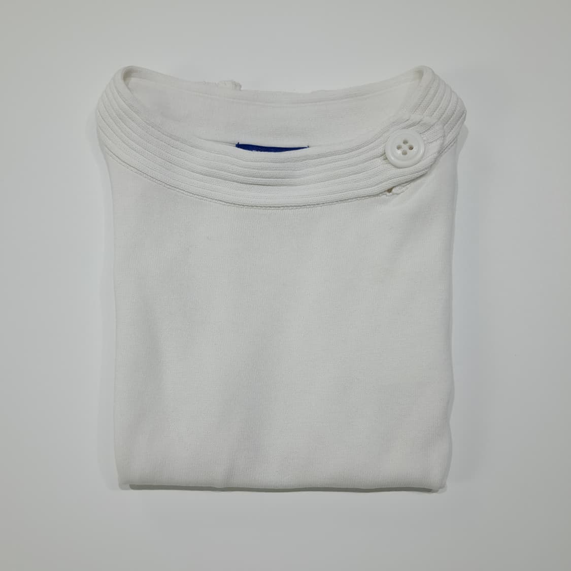 CL862 S 버버리 00s 블루라벨 하이넥 슬리브리스 니트 탑 상품이미지9