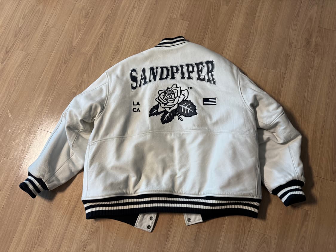 샌드파이퍼 레더 바시티 3사이즈 상품이미지4