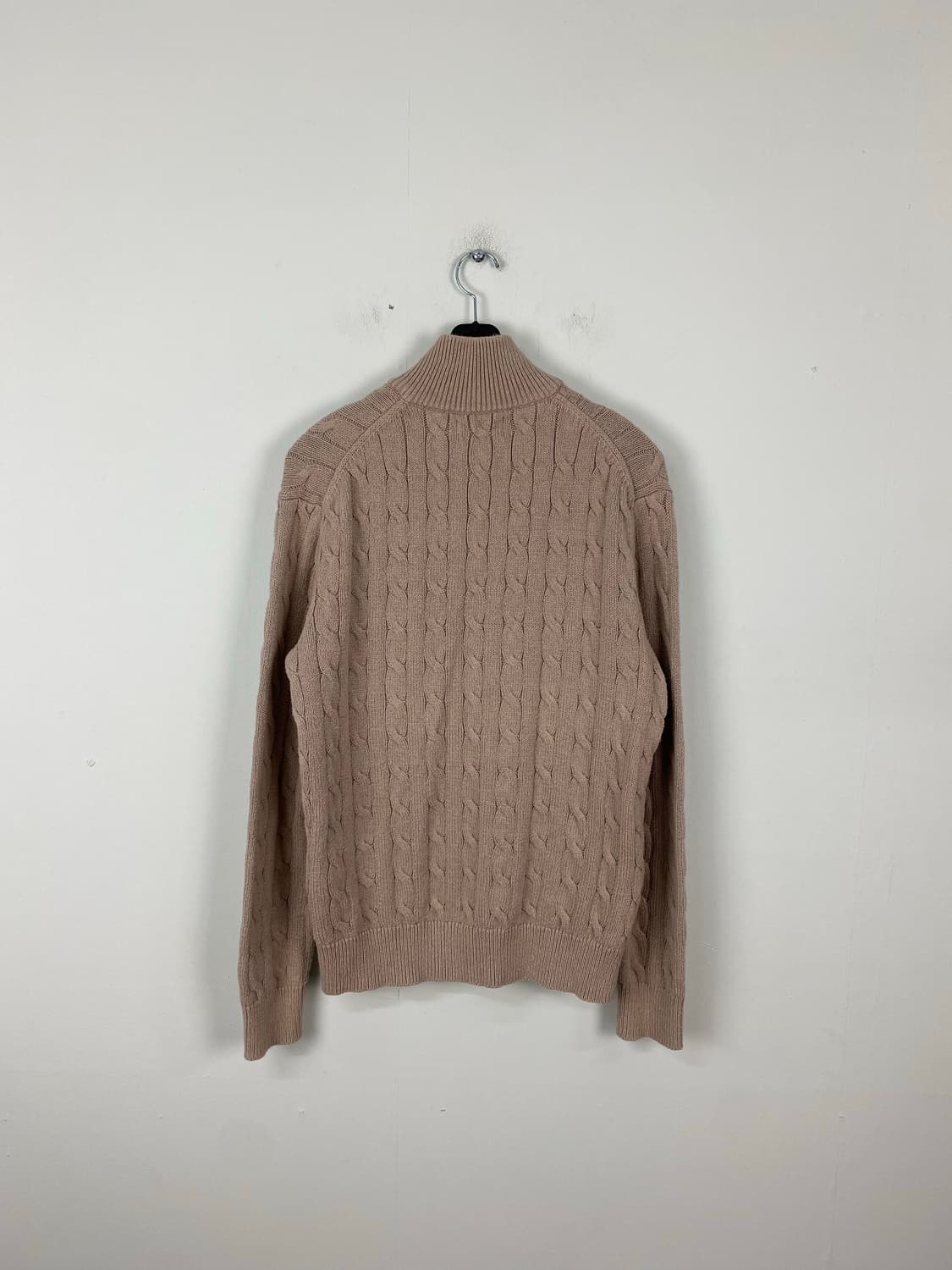 폴로 랄프로렌 꽈배기 반집업 니트 S 상품이미지2