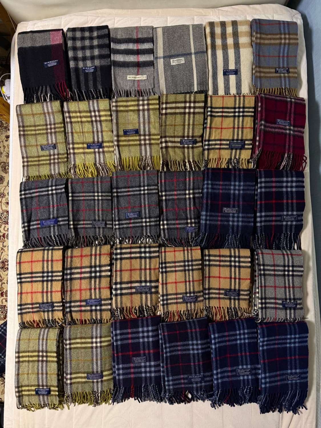 버버리 정품 체크 머플러 목도리 공용 상품이미지1