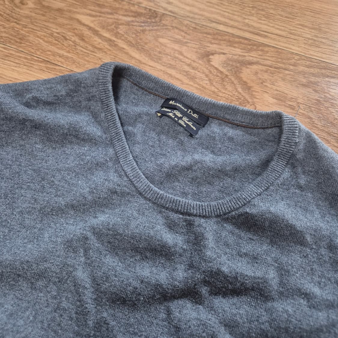 마시모두띠 캐시미어 혼방 니트 그레이 L 상품이미지2