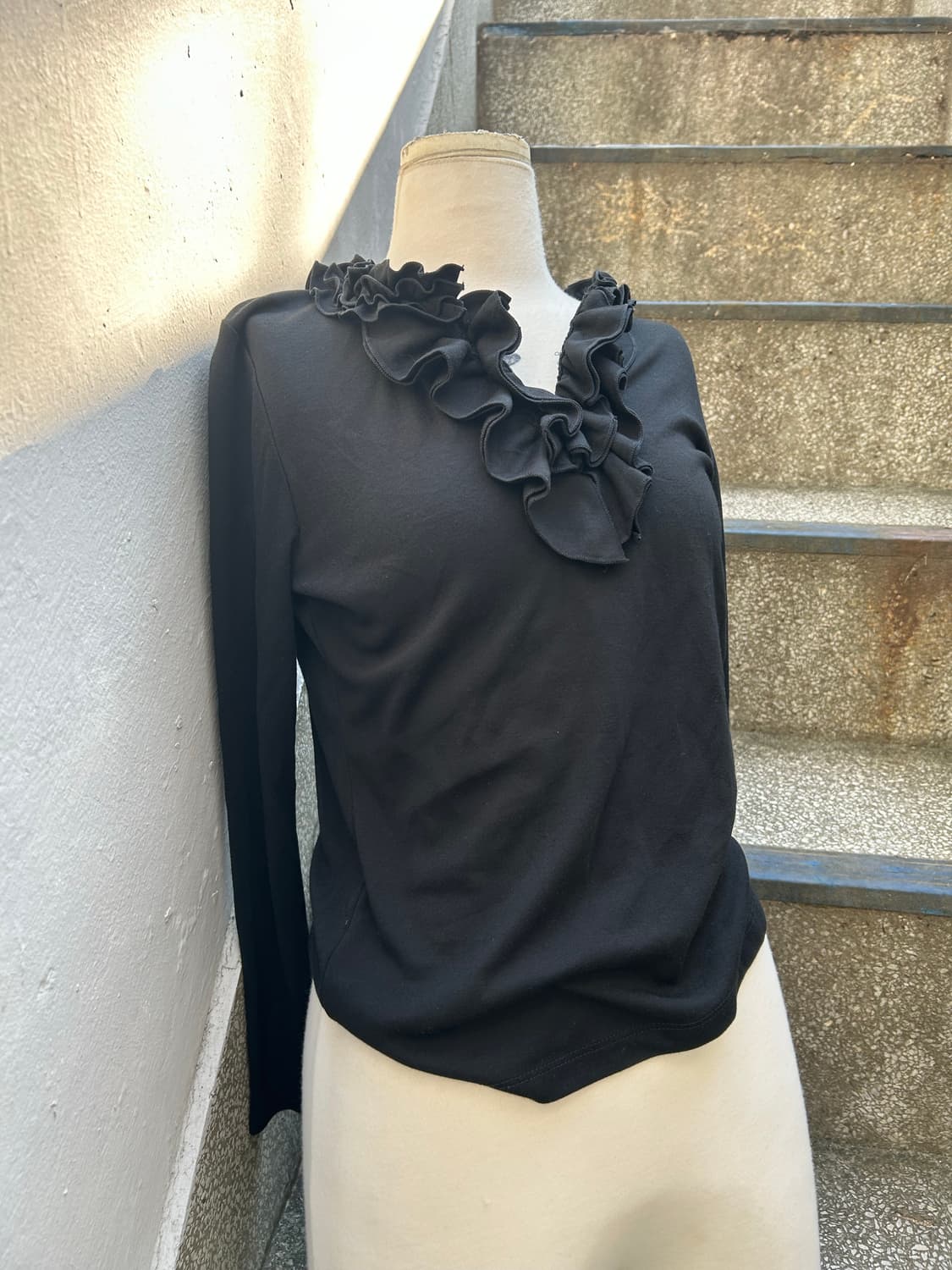 2000s JPN 니혼진 긱시크 프릴 하트 코디셋 상품이미지6