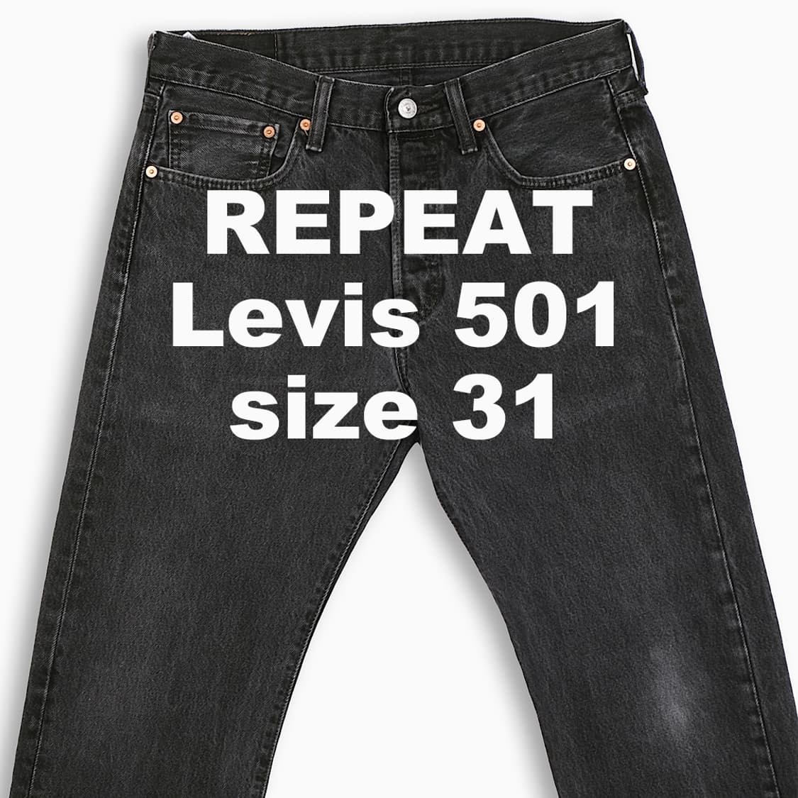 빈티지 리바이스 501 흑청 31 인치 LV50132434 상품이미지1