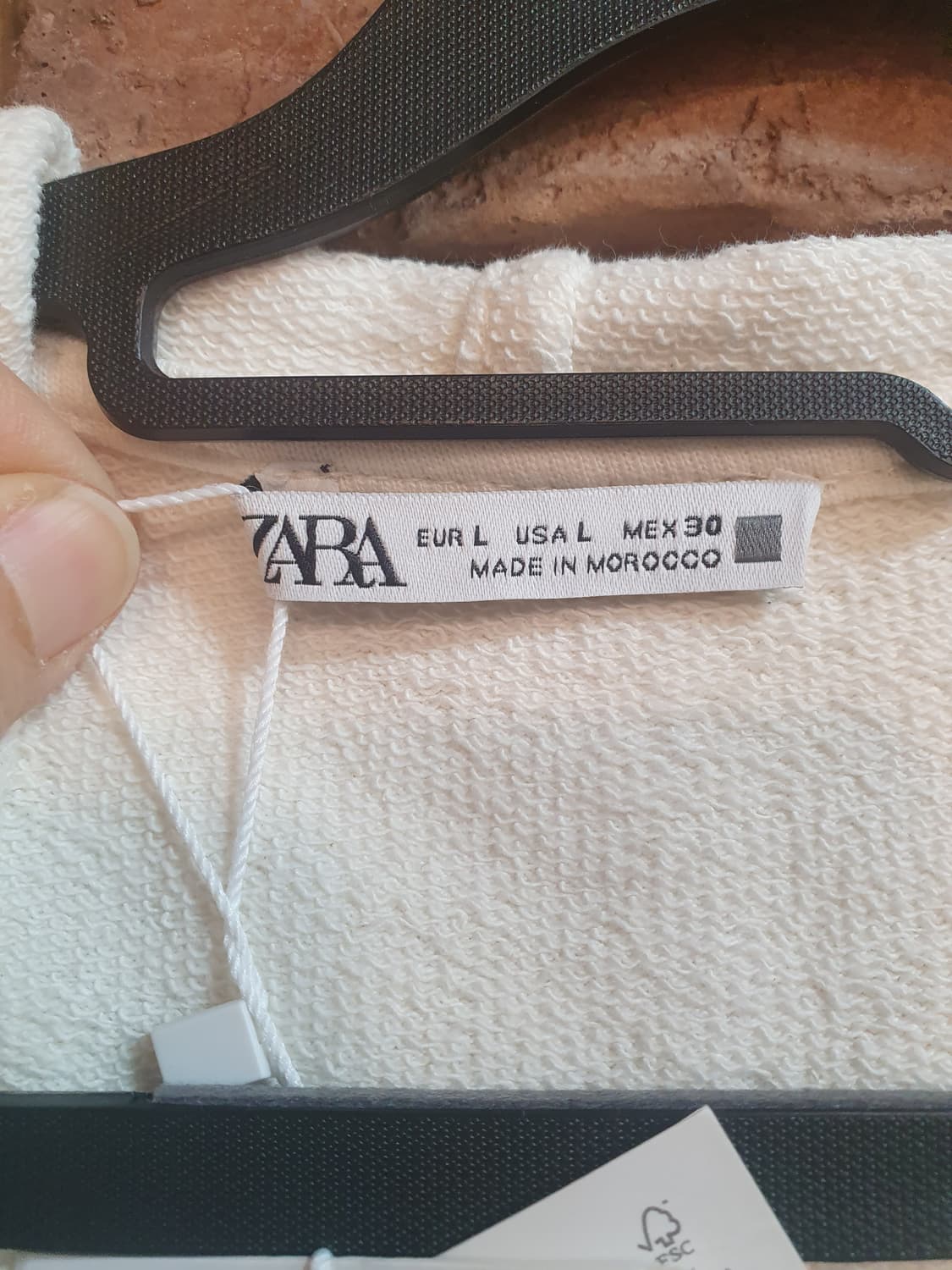 새상품)자라크롭 후드집업 상품이미지3