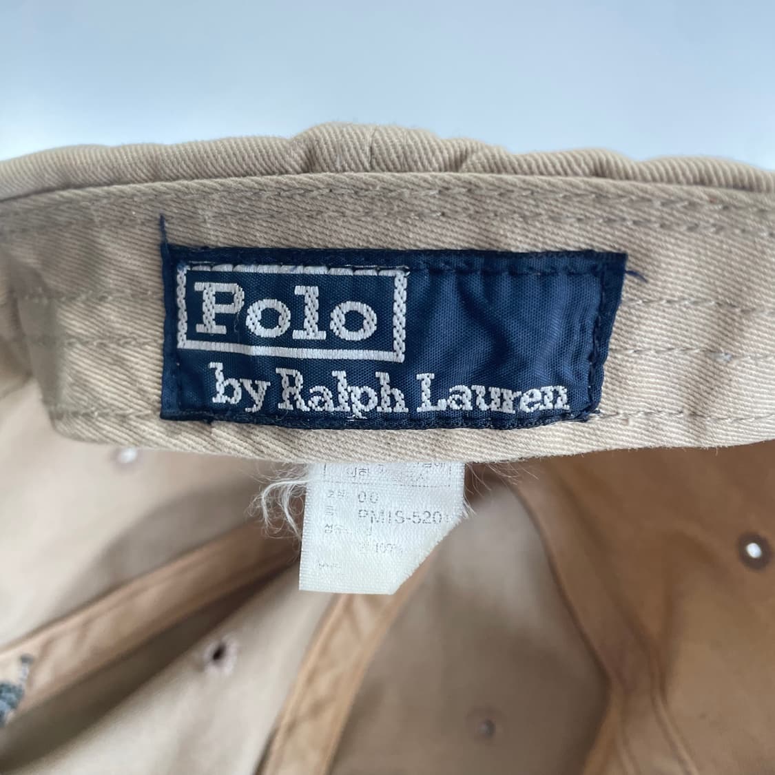 Polo  폴로 랄프로렌 90,s 베이지 볼캡 상품이미지4