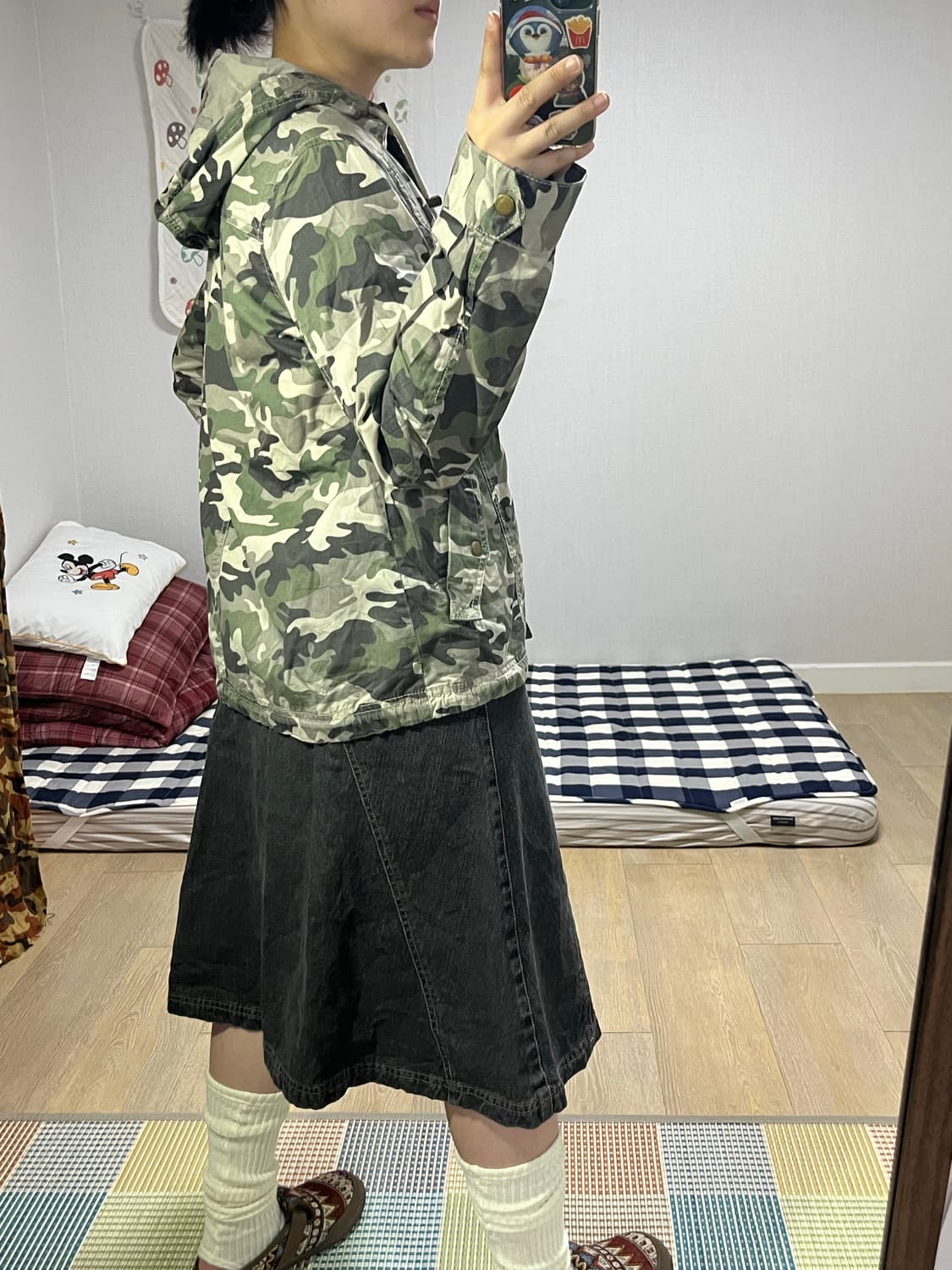 Colza 콜자 밀리터리 후드 야상 자켓 상품이미지6