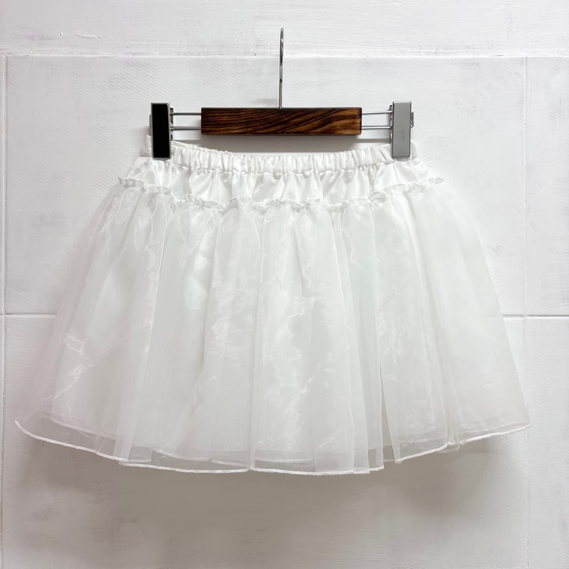 화이트 모리걸 튜튜 샤 미니 스커트 KIDS JPN 상품이미지4