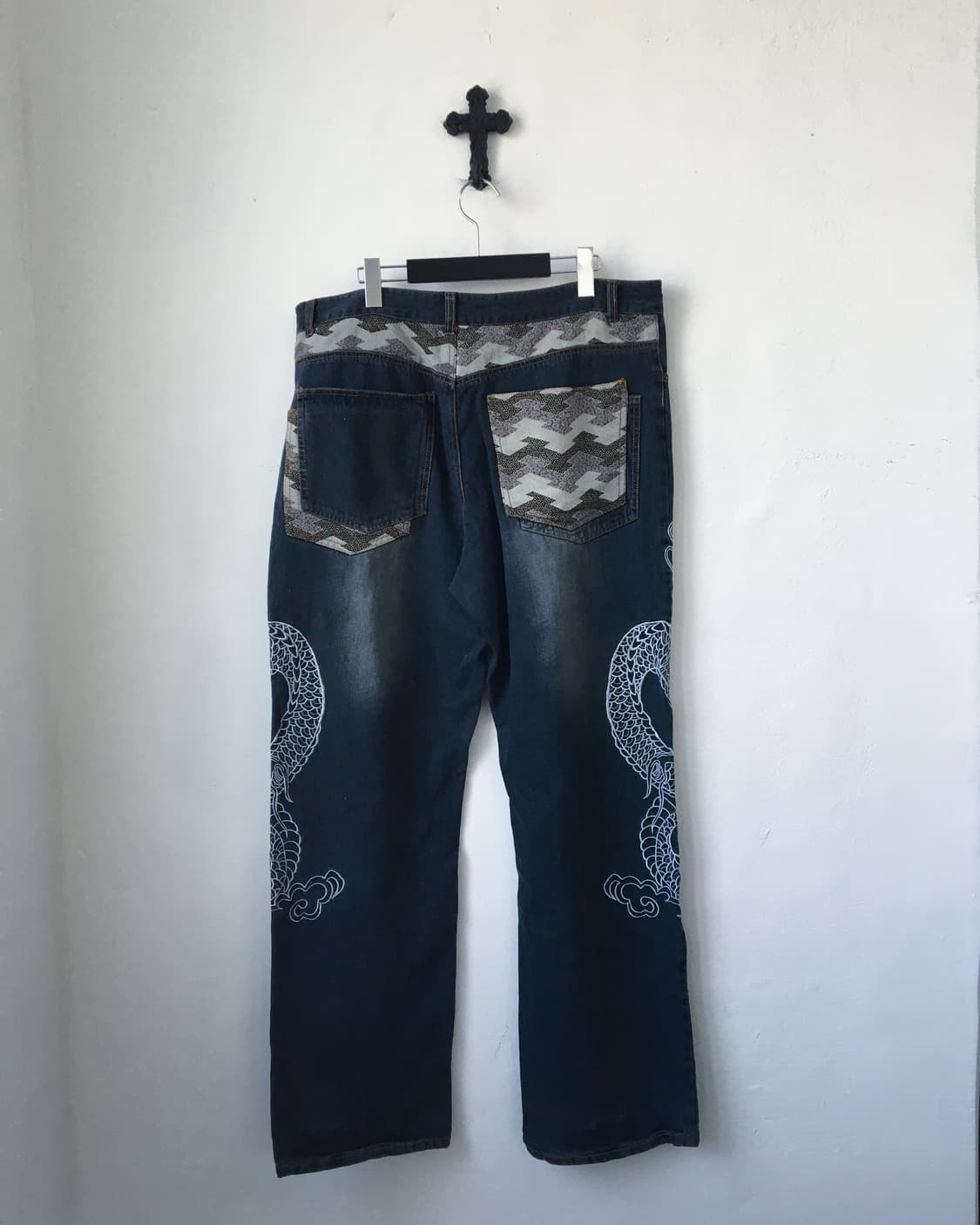 Oriental needle work denim pants 상품이미지2