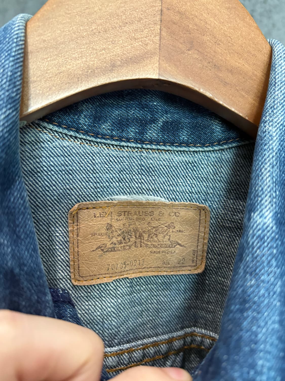 70-80s 리바이스 오렌지탭 트러커자켓 상품이미지5