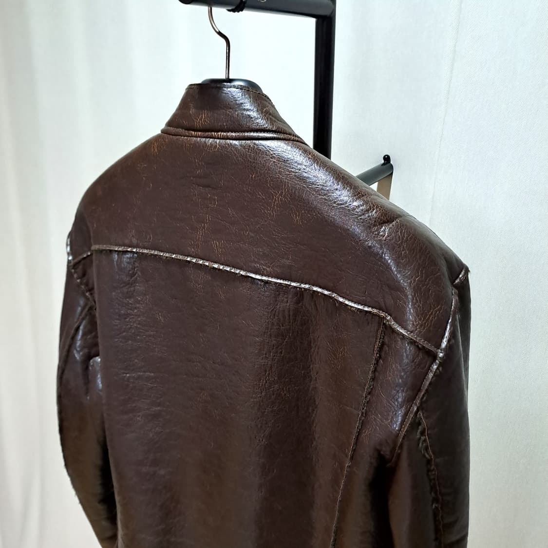 (택포) AX 아르마니익스체인지 비건레더 무스탕 XL B128 상품이미지5