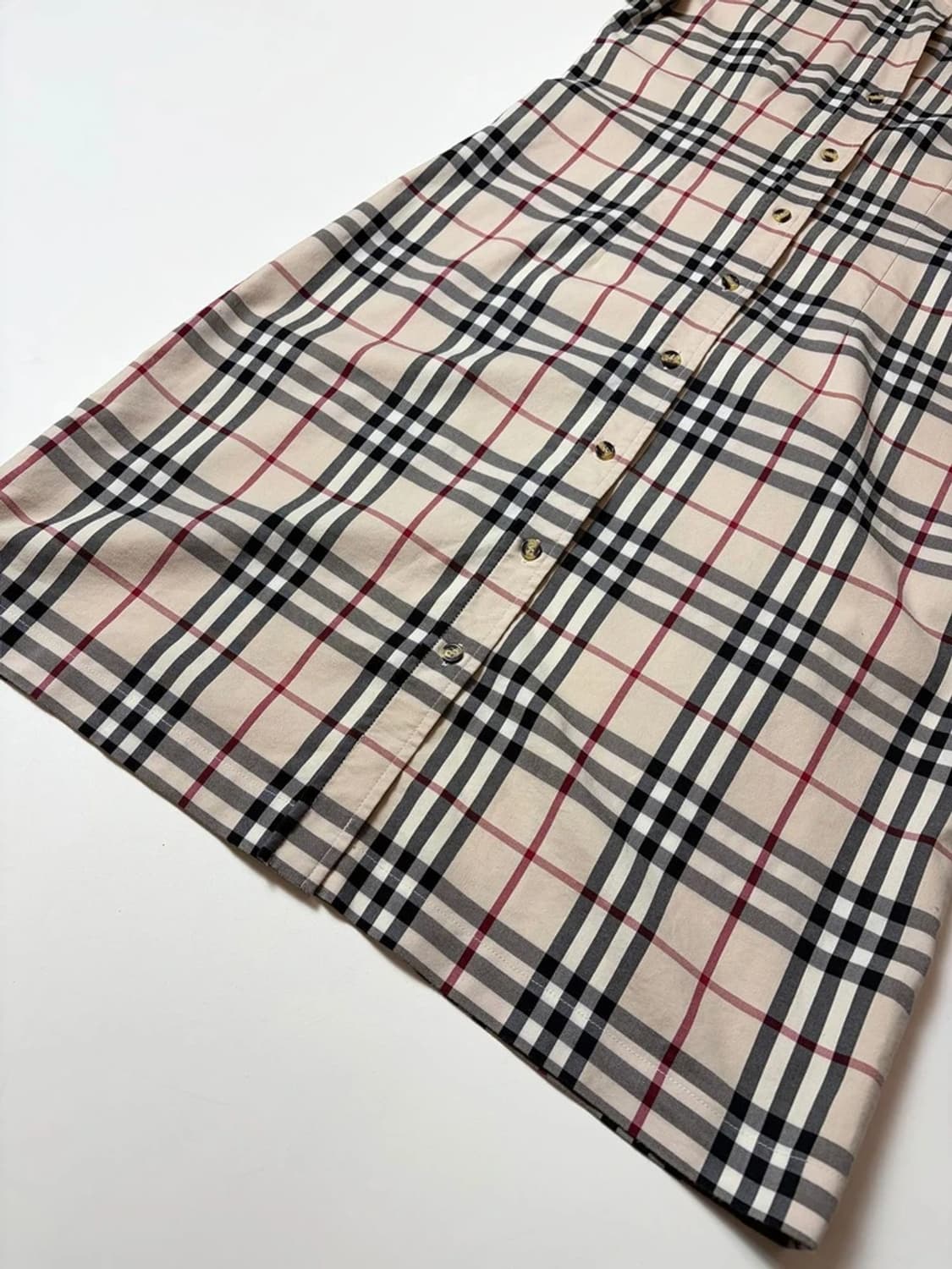 버버리 00's 시그니처 노바체크 카라 원피스 PN9228 상품이미지3