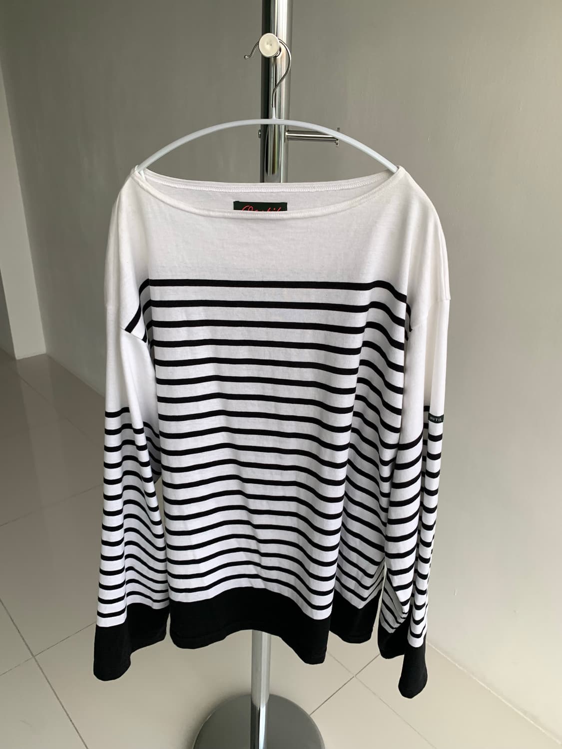 Outil 우티 tricot aast 스트라이프 롱 슬리브 상품이미지3