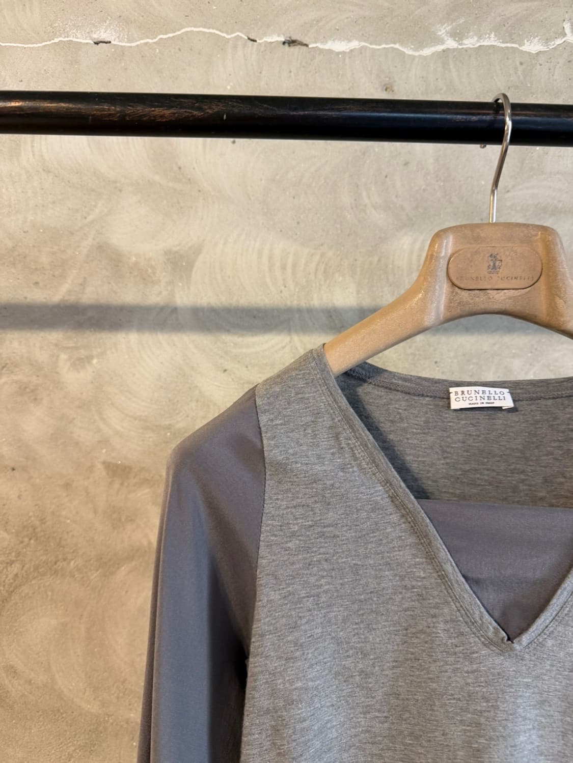 브루넬로 쿠치넬리 실크 저지 탑 55 상품이미지2