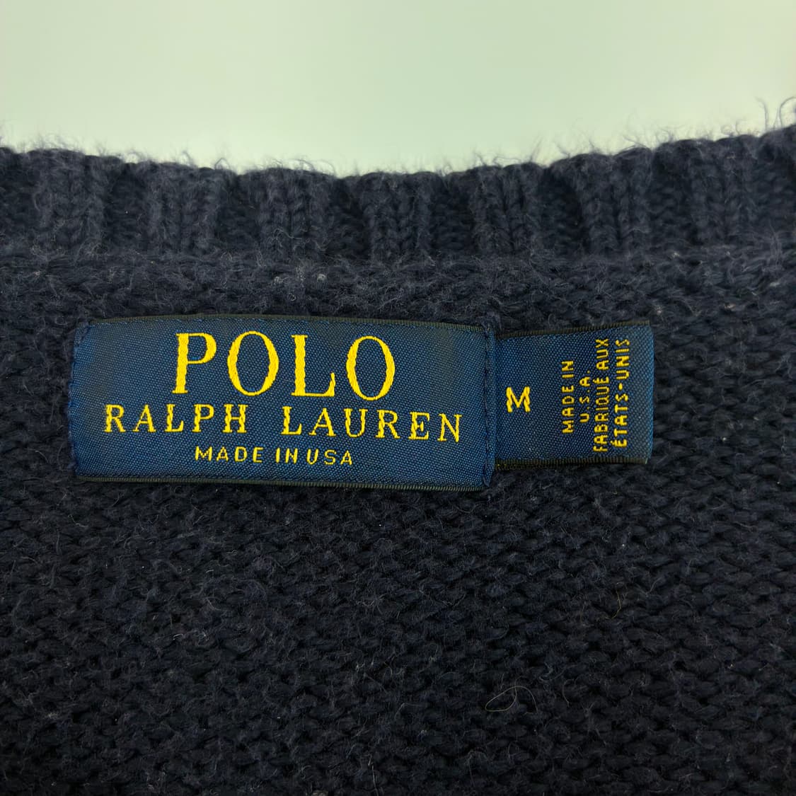 Polo  폴로 랄프로렌 코튼 성조기 네이비 니트  상품이미지4