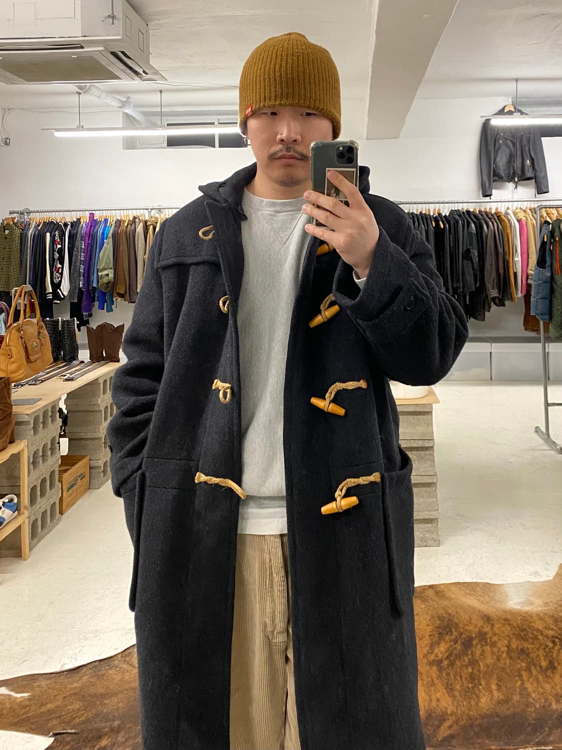 90's GLOVERALL duffle coat 글로벌올 더플 코트 상품이미지8