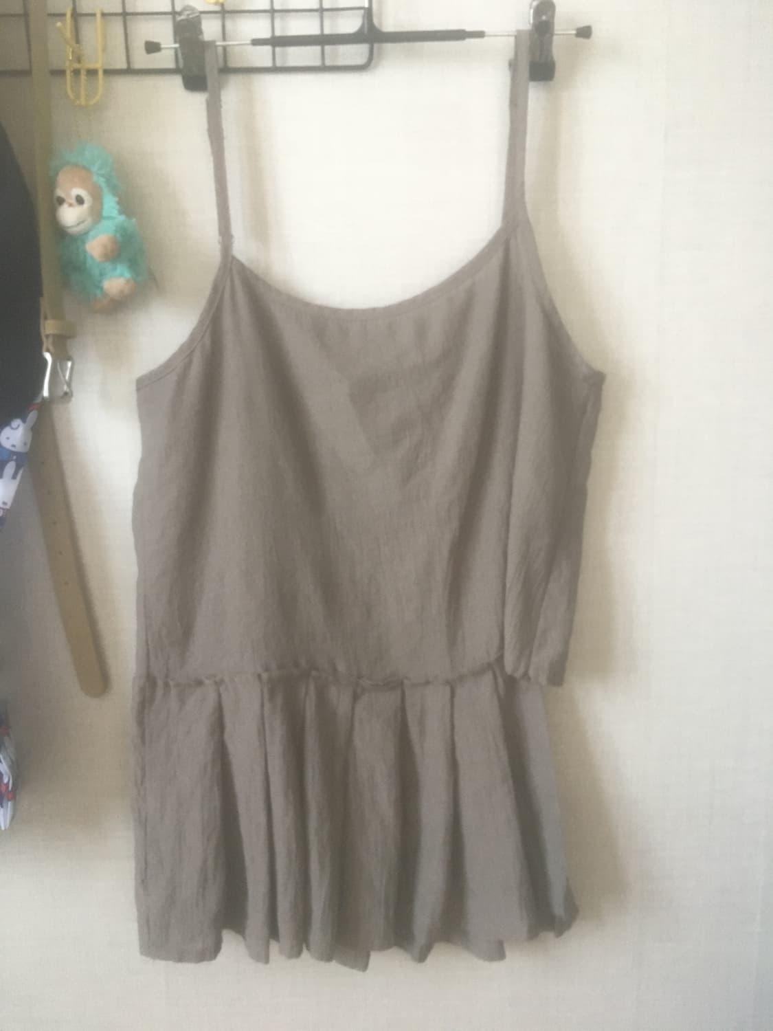 빈티지 플리츠 디테일 상의 상품이미지1