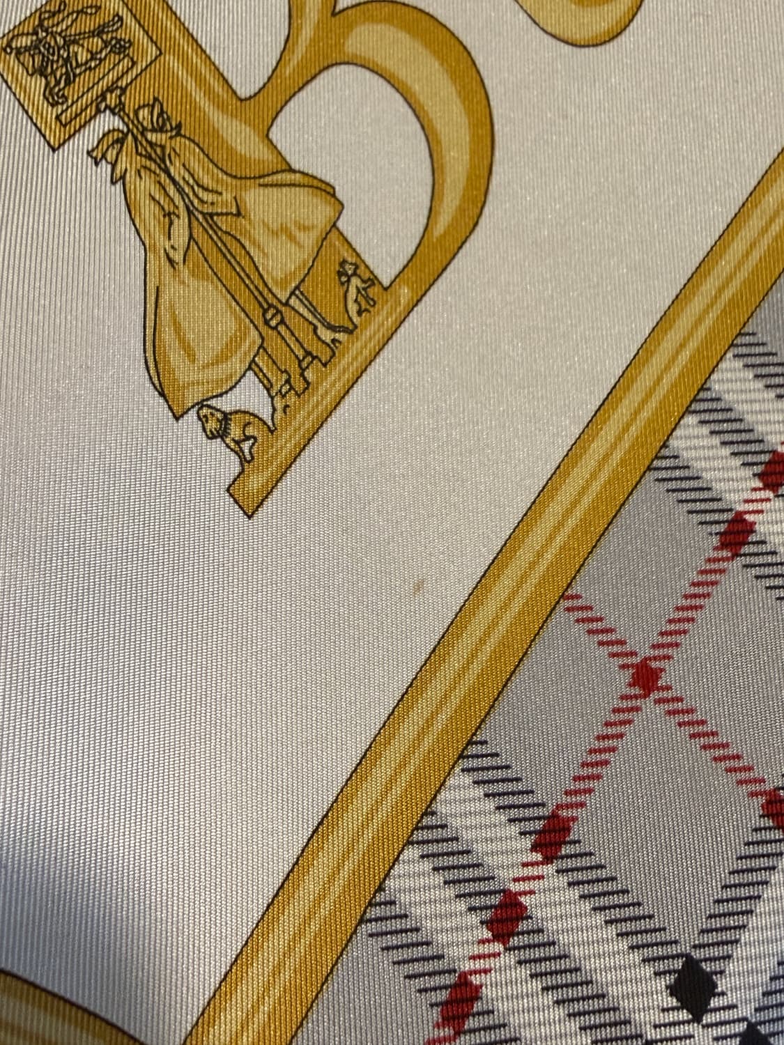 버버리 Burberrys 오브 런던 클래식 노바 체크 실크 스카프 90 상품이미지7