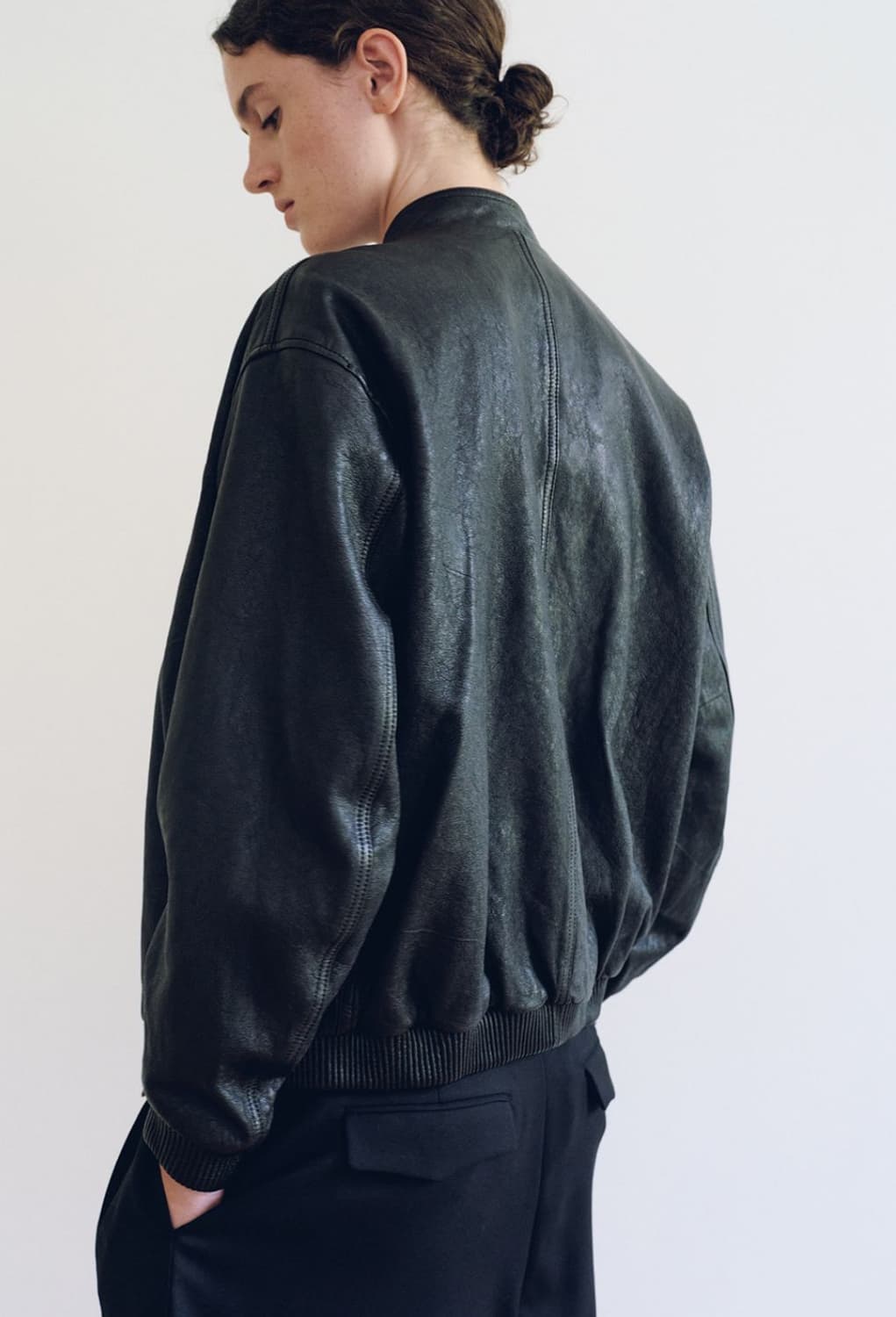 낫띵리튼 레더 싱글 라이더 자켓 상품이미지2