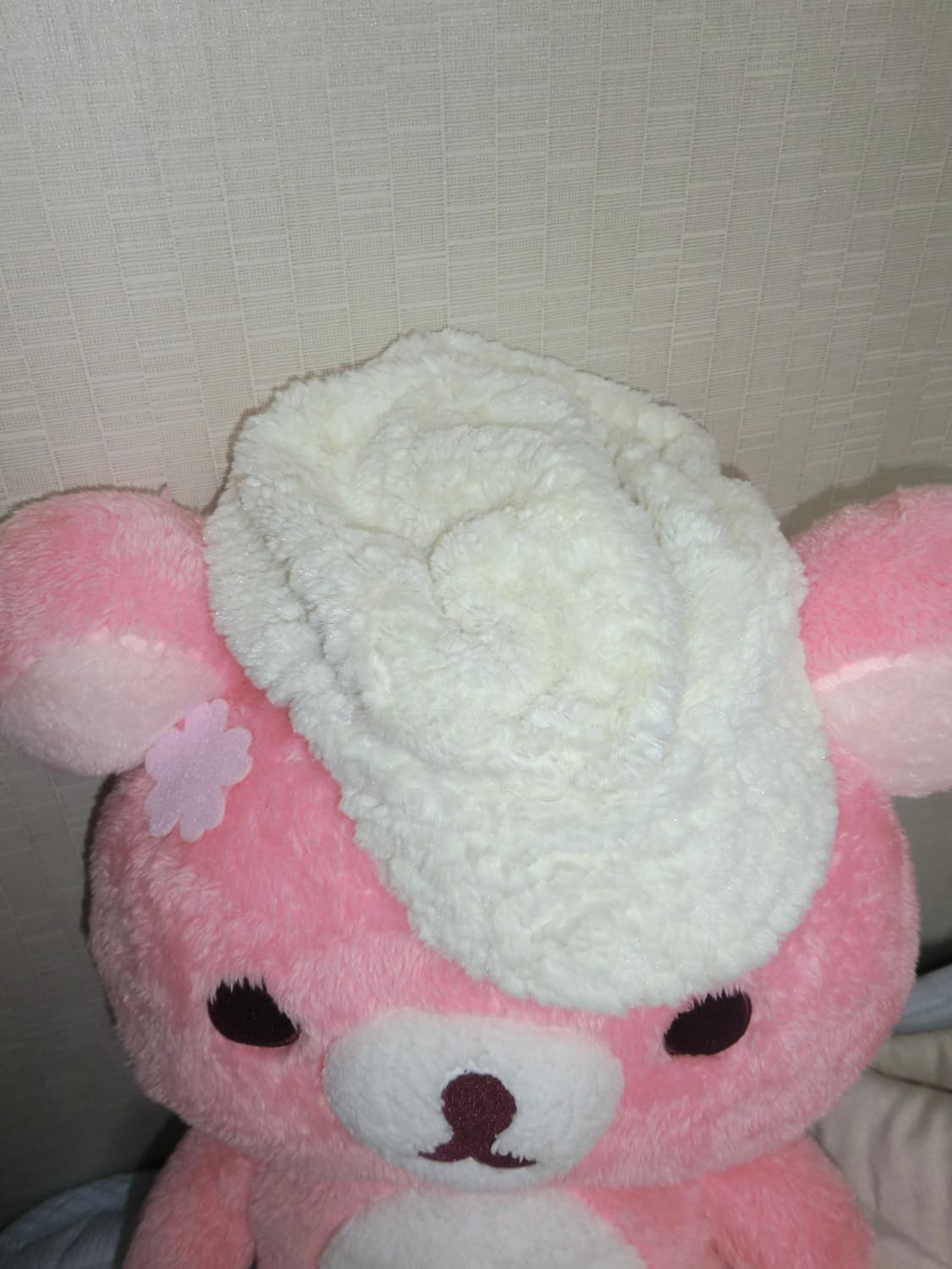 아이보리 헌팅캡 비니 모리걸 하구미 러블리 빈티지 히메갸루 상품이미지2