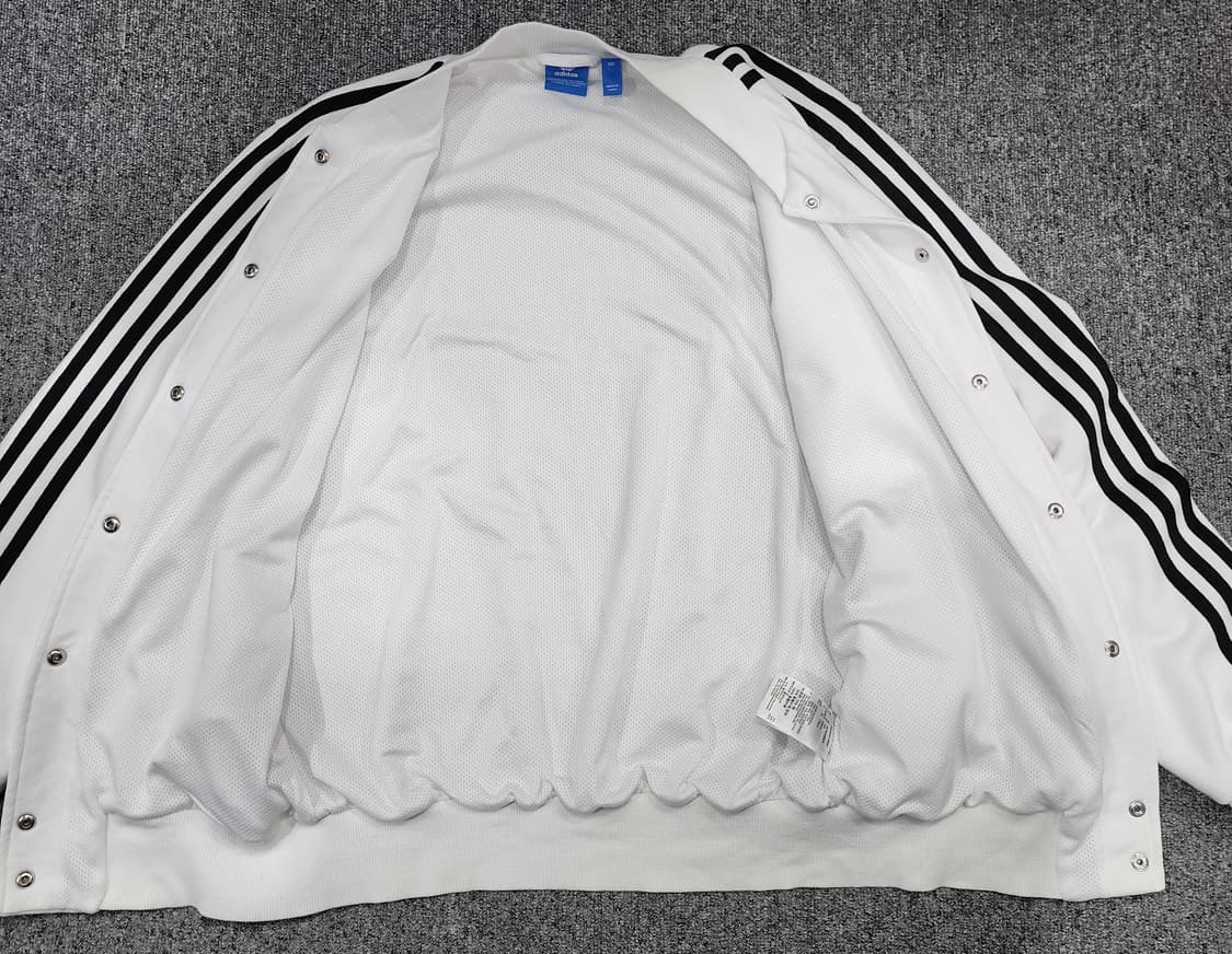 아디다스 파이어버드 빅로고 버튼 트랙탑 봄버 자켓 100 상품이미지3