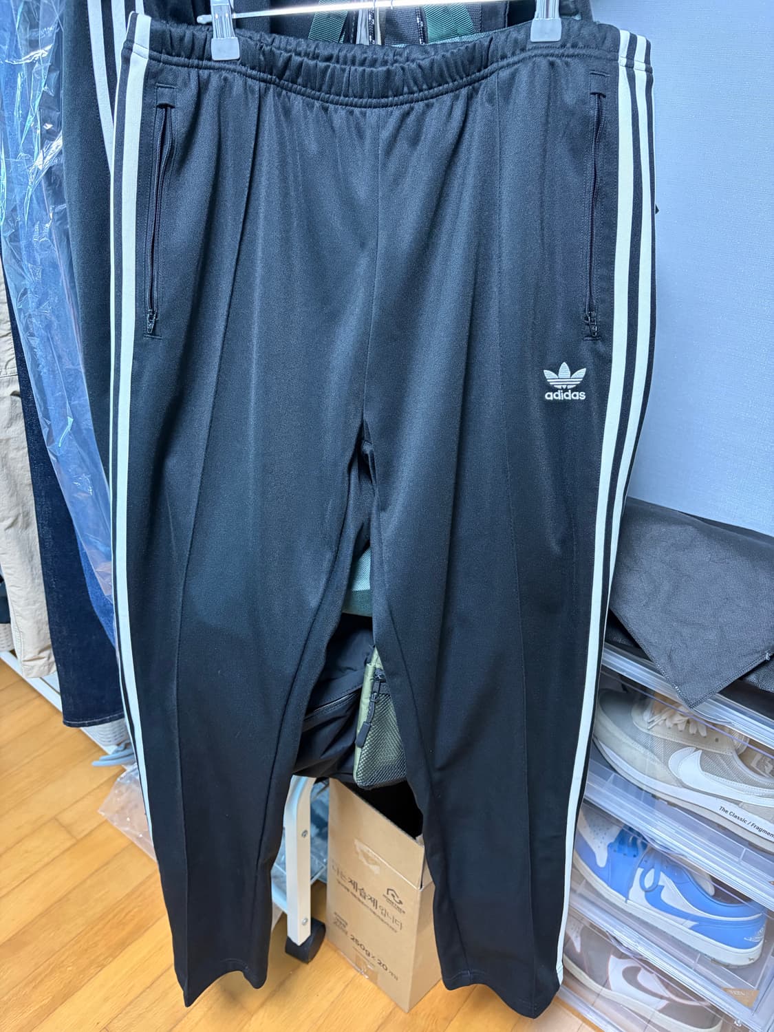 [XXL]아디다스 베켄바우어 트랙 자켓 팬츠 블랙 상품이미지7