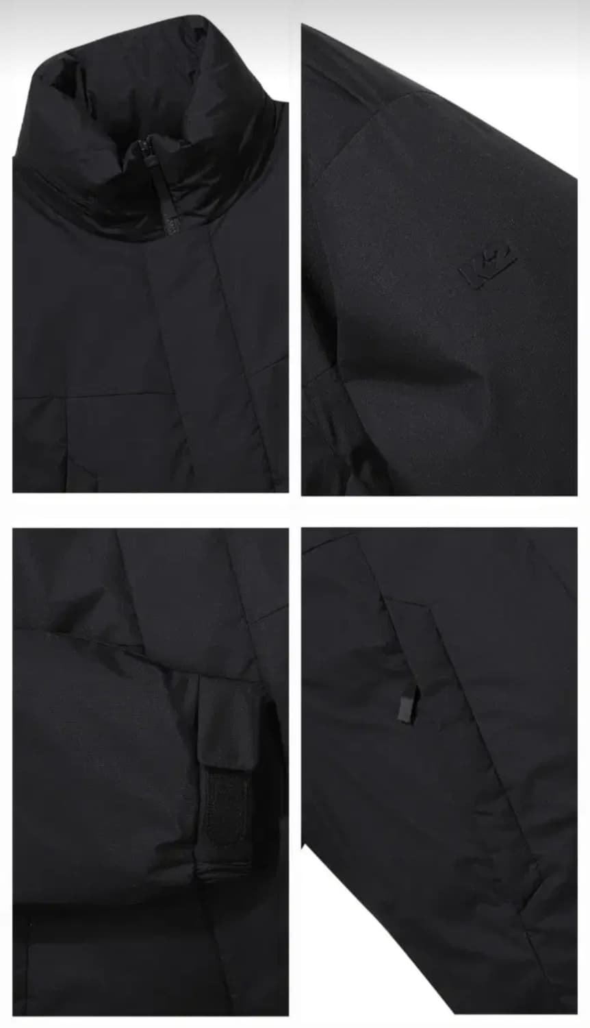 (새제품)K2 씬에어 롱패딩 구스다운 남성 블랙 110 상품이미지4