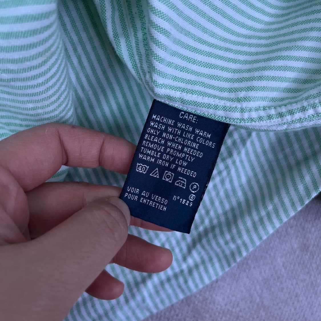 W 100 폴로랄프로렌 스트라이프 셔츠 상품이미지5