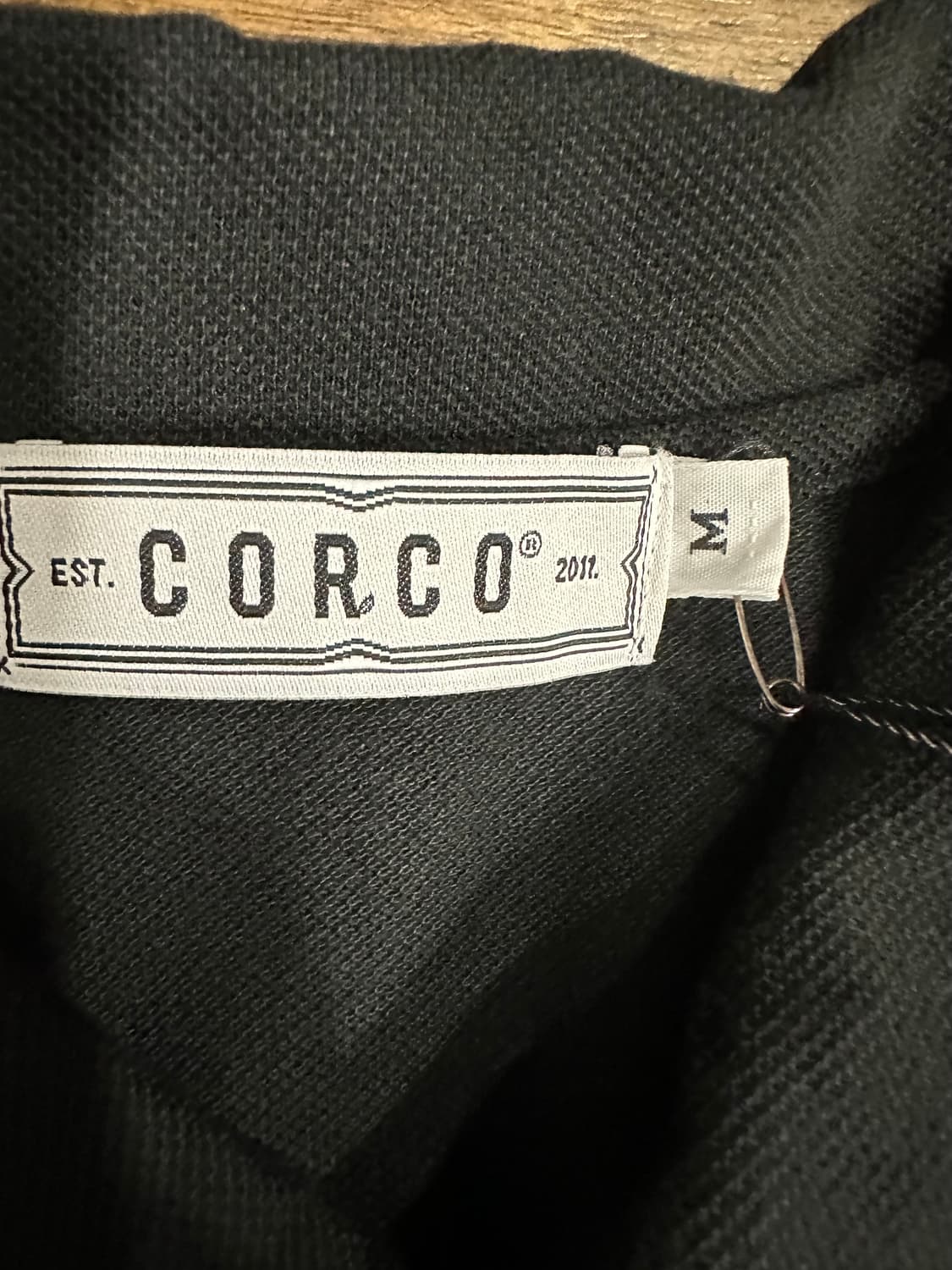코르코(CORCO) 캠핑 와펜 반팔 카라티 M 새상품 상품이미지4