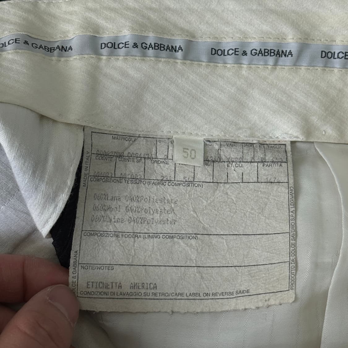 돌체앤가바나 이태리 스트라이프 수트 셋업 50 상품이미지9