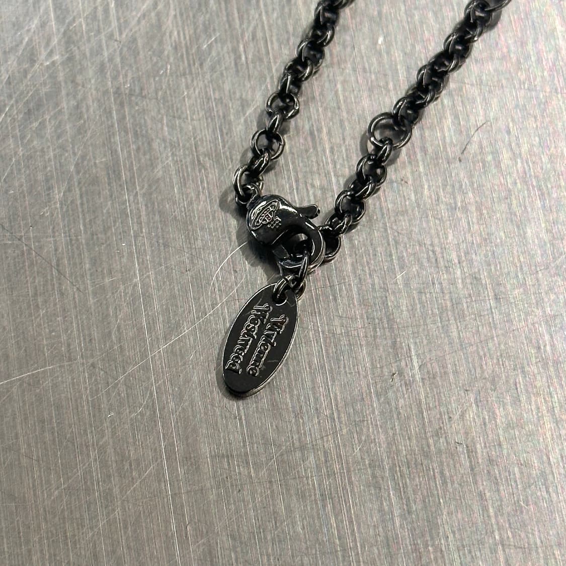 비비안웨스트우드 크리스탈 스컬 펜던트 목걸이 상품이미지5