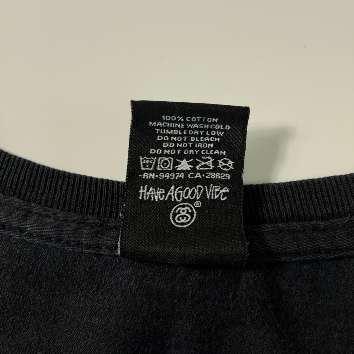 Stussy  스투시 월드투어 핀업걸 블랙 반팔 티셔츠  상품이미지7