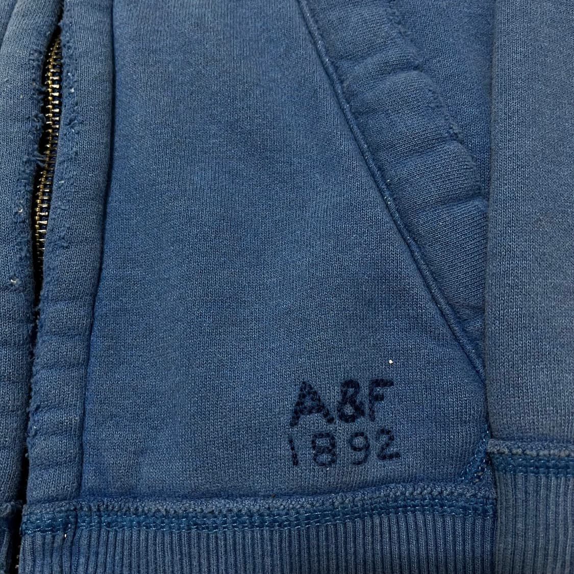 아베크롬비 앤 피치 A&F 1892 빈티지 후드집업 S(90) 상품이미지6