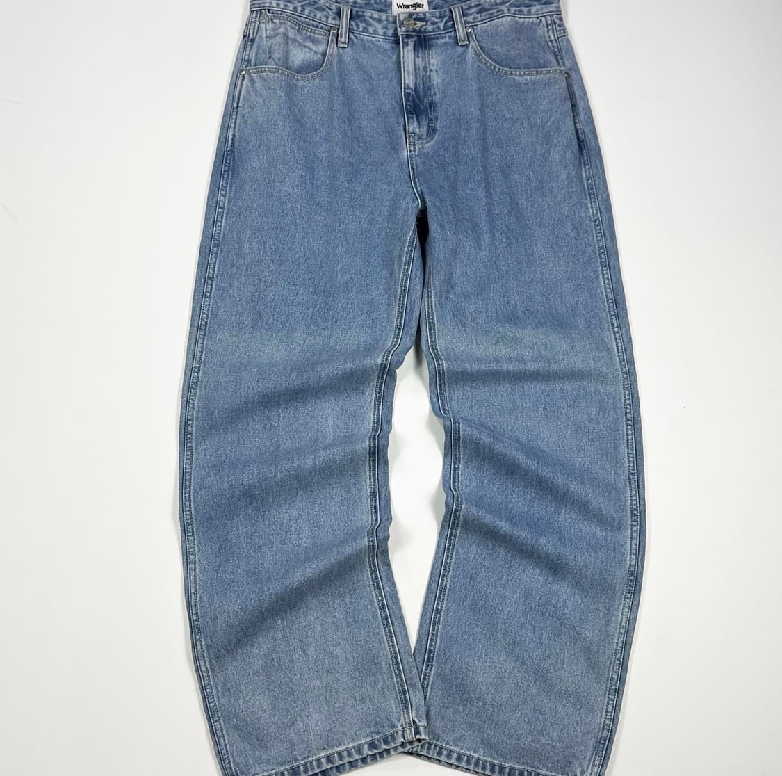 34 랭글러 빈티지 루즈핏 연청 데님팬츠 상품이미지2