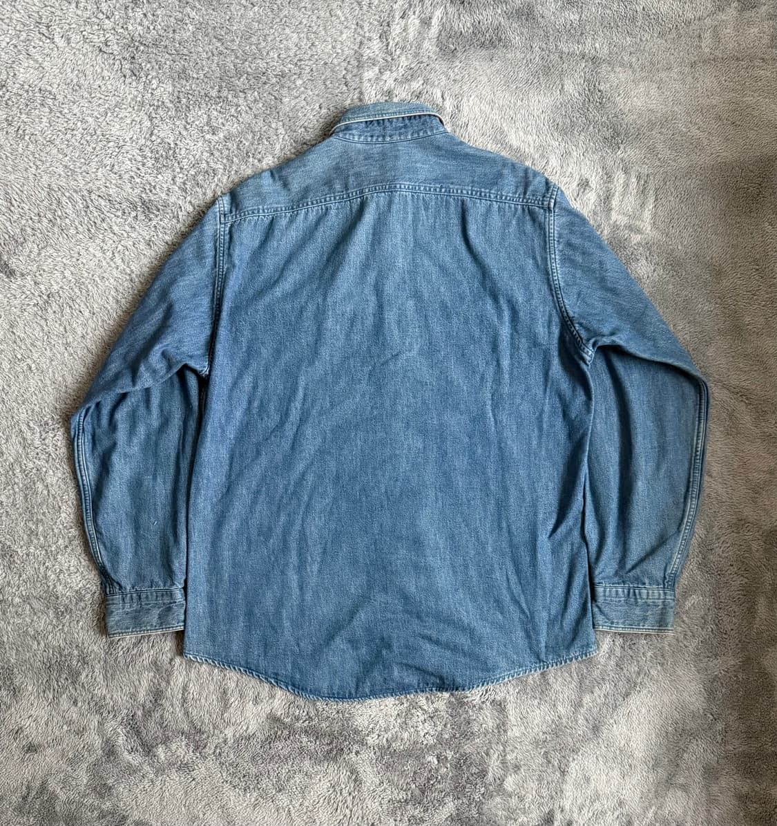 90s USA 엘엘빈 데님 셔츠 자켓 청자켓 청셔츠 M 상품이미지2