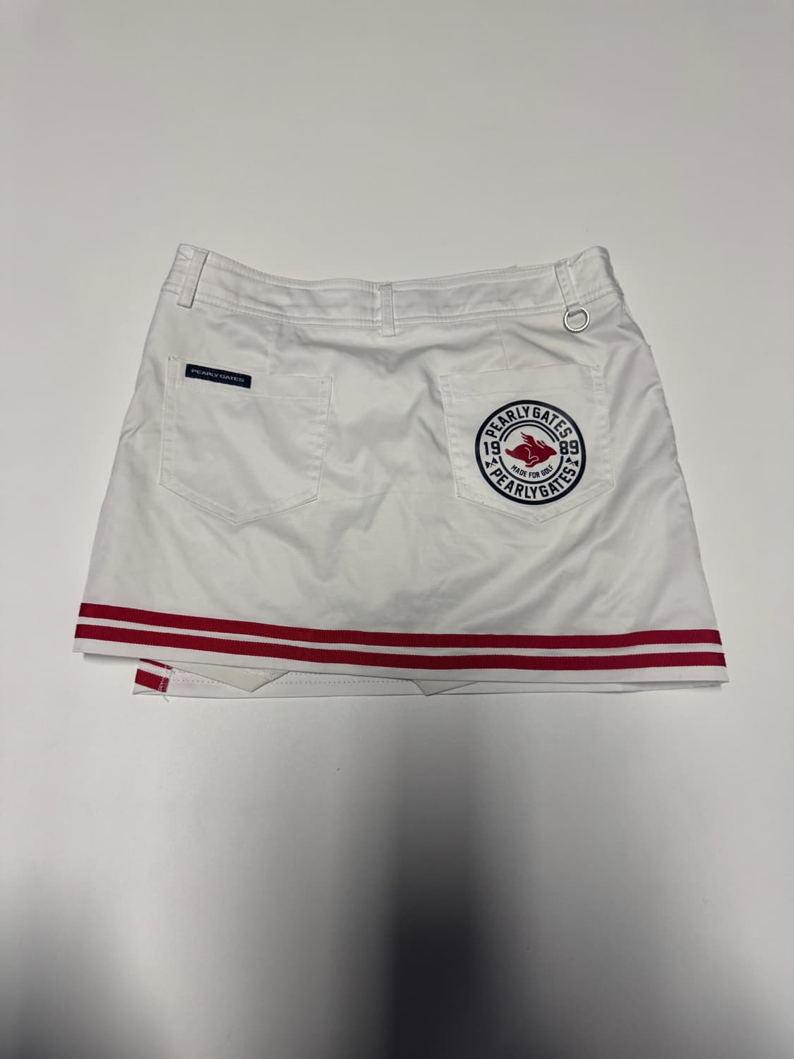 여성 파리게이츠 골프 PG 스커트 치마 바지 1 화이트 상품이미지2