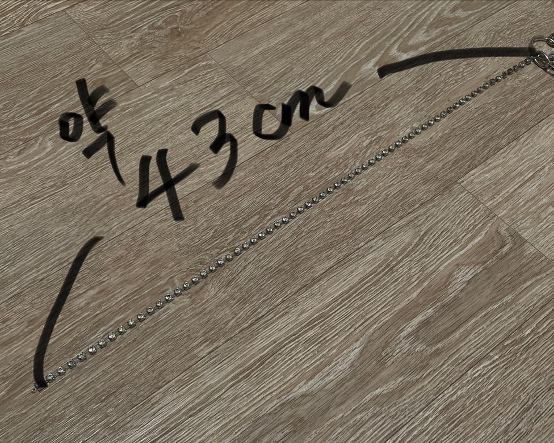 레테 빈티지 펑크 갸루 멀티 실버 체인 목걸이 바지체인 상품이미지5