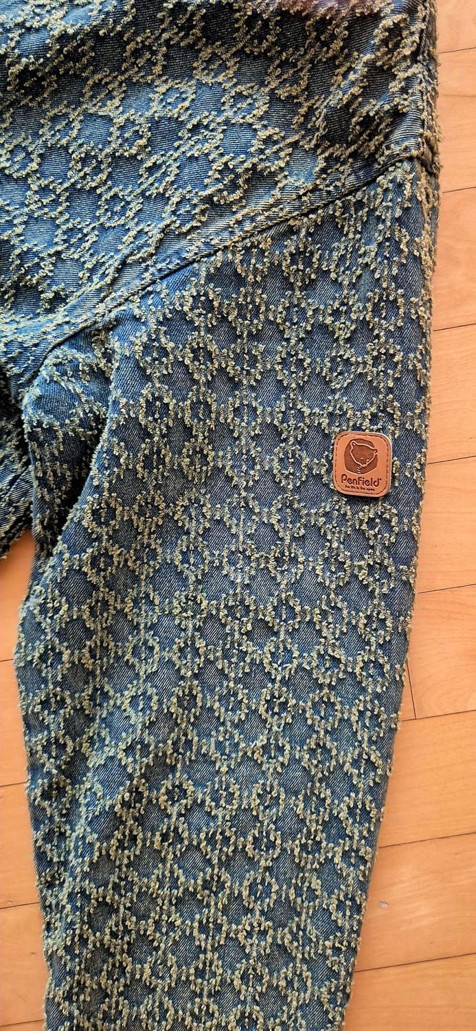 펜필드 패턴 데님 로브 가디건 모스 L 상품이미지10