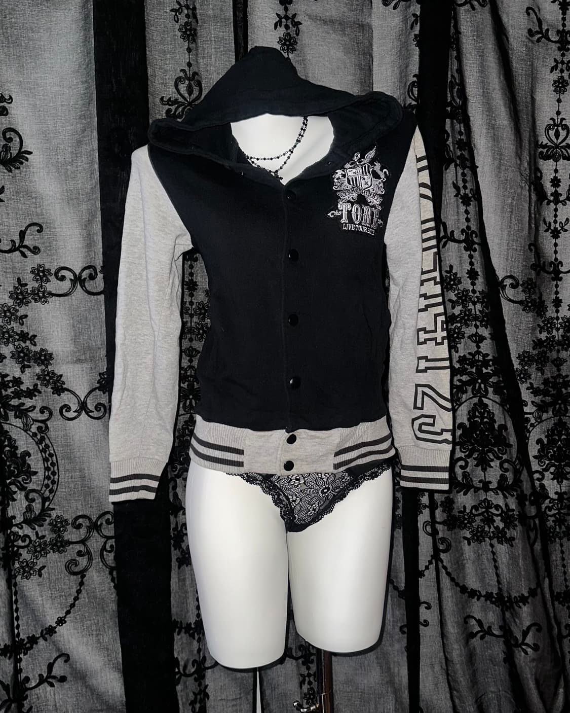 punk hooded zip-up 상품이미지1