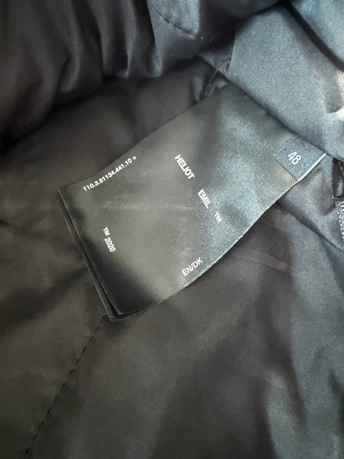 엘리엇에밋 HELIOT EMIL  워커 자켓 블랙48 상품이미지9