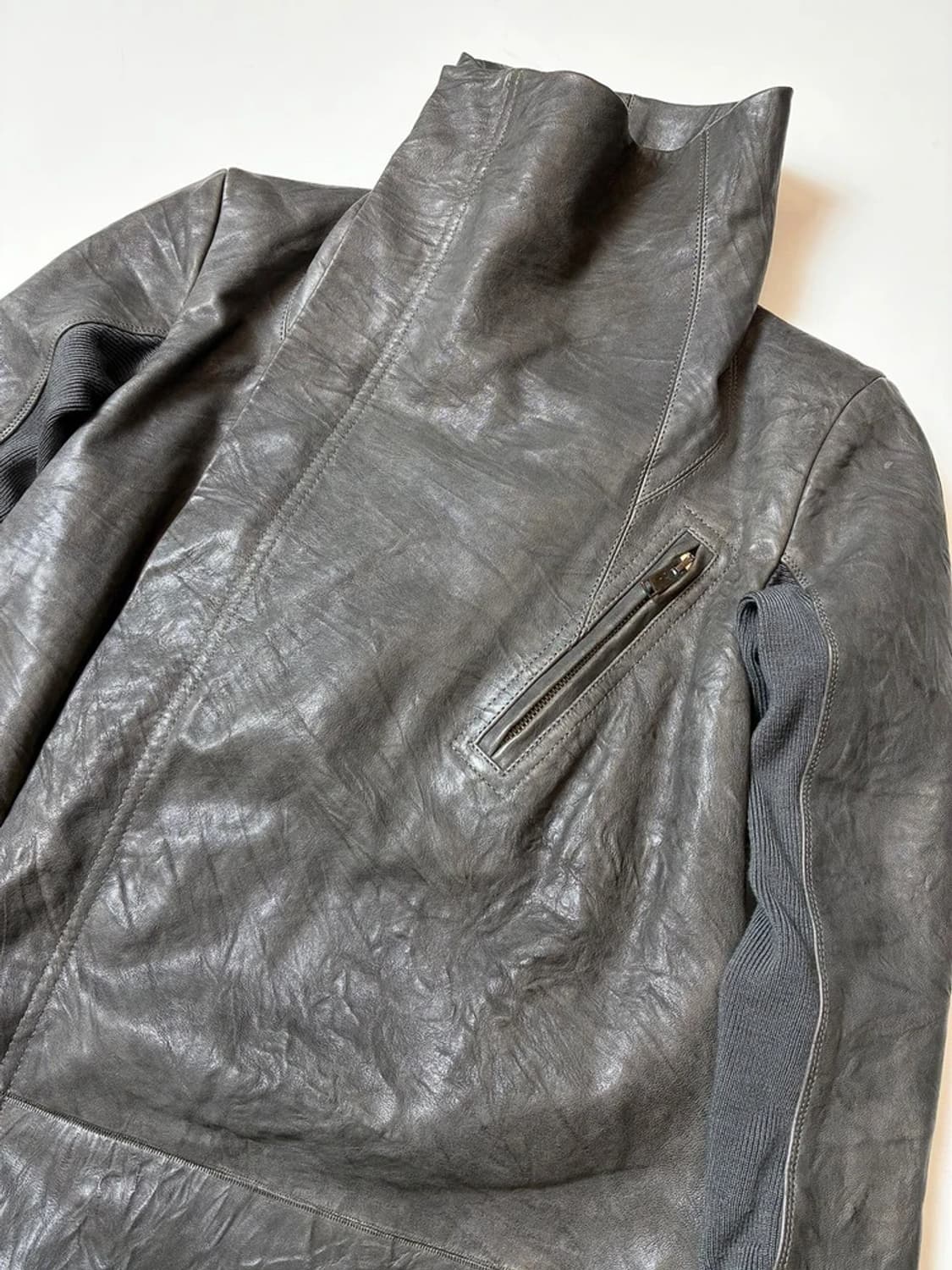 릭오웬스 Rick Owens 13FW 락 펑크 양가죽 코트 PN8942 상품이미지3