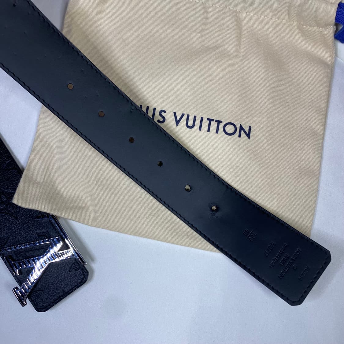 [24SS,풀구성]루이비통 LV 쉐도우 40MM 리버서블 모노그램 벨트 상품이미지7