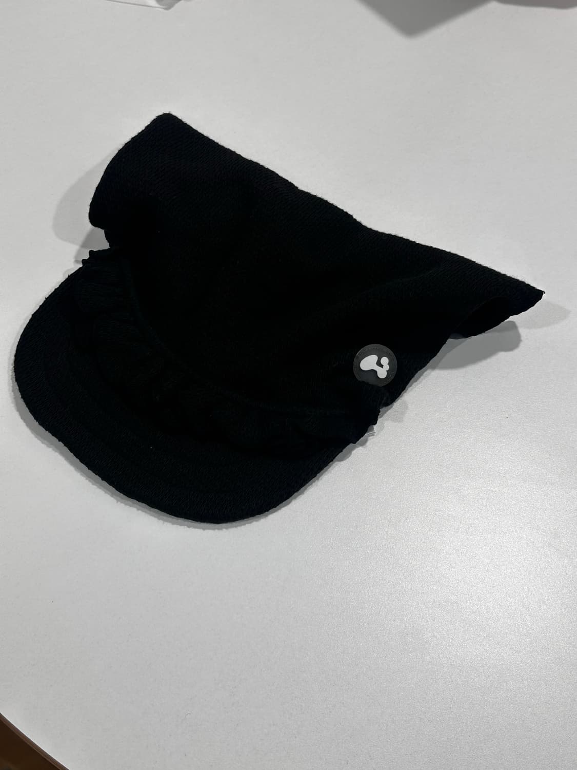 허그유어스킨-Frill winter visor cap (Black) 상품이미지6