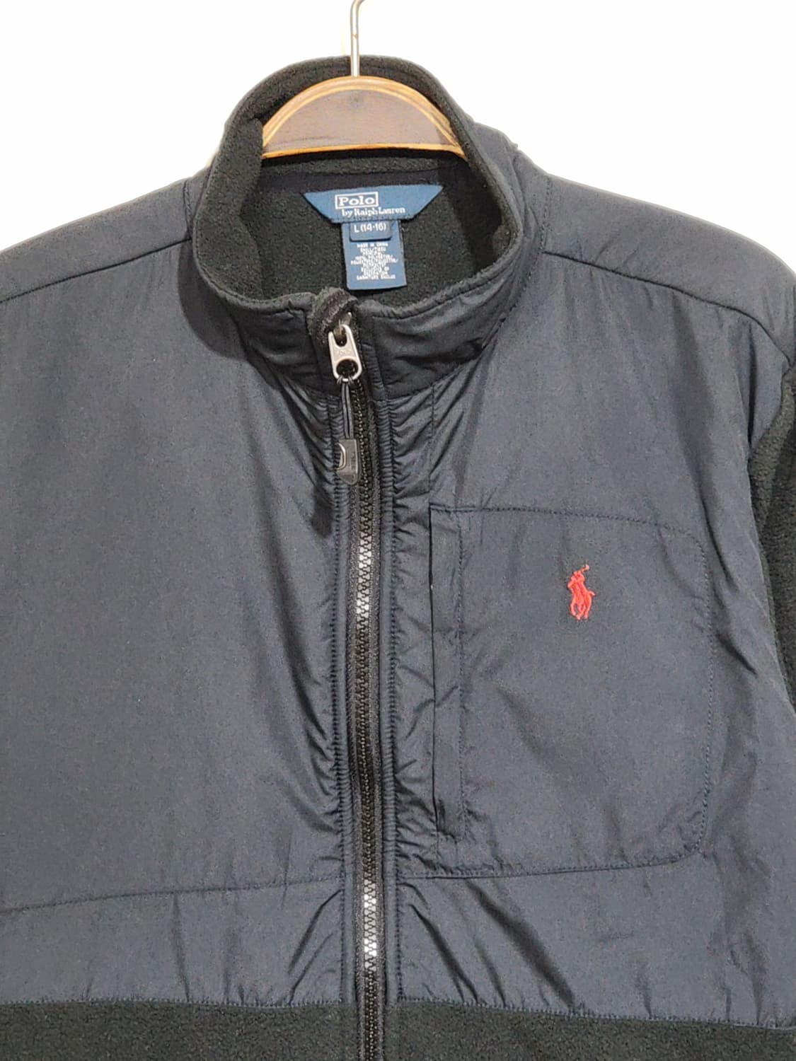 (M) 랄프로렌 폴로 플리스 점퍼 검곤 후리스 자켓  상품이미지2