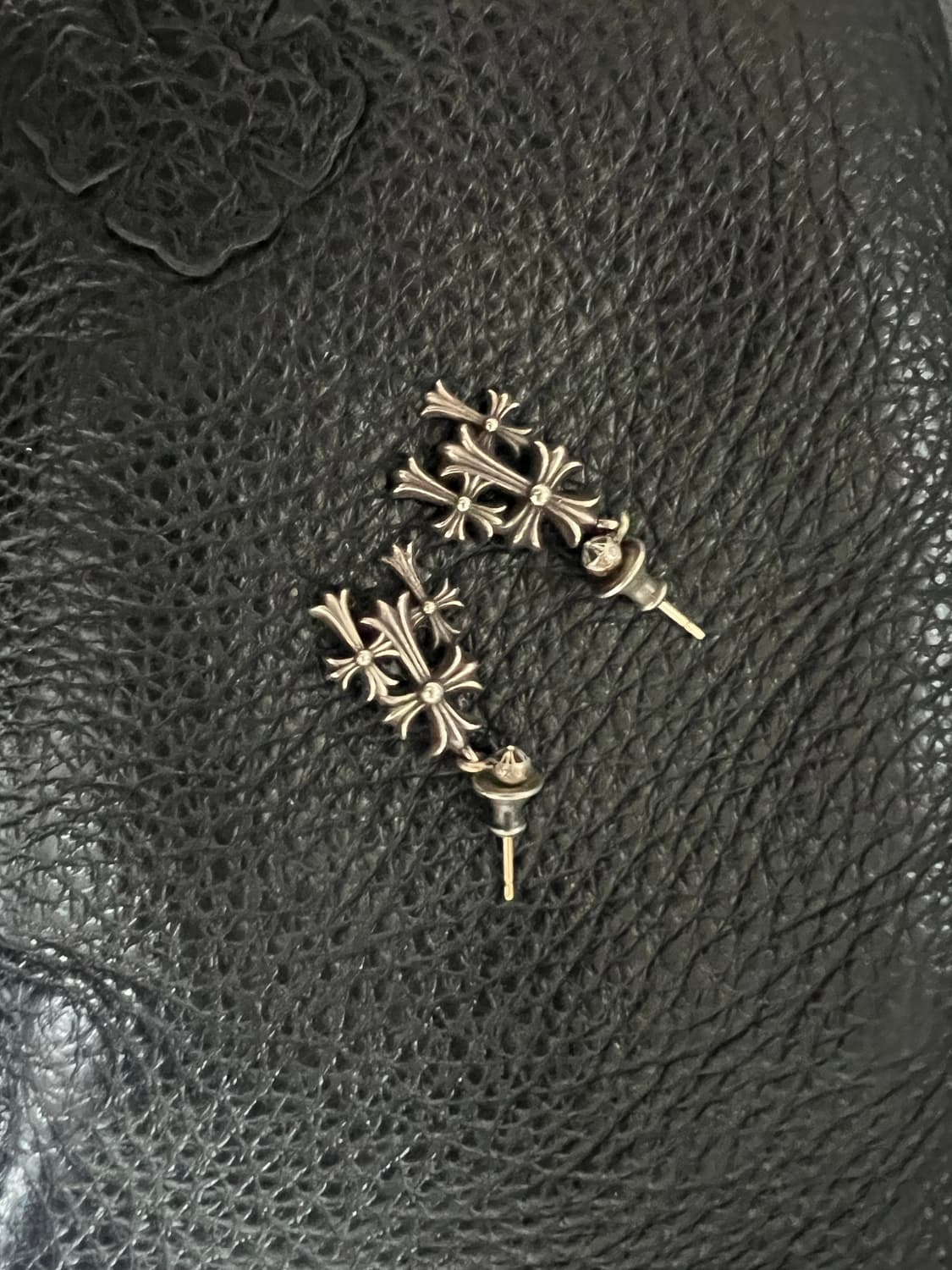 Chrome hearts 3ch 크로스 이어링 상품이미지1