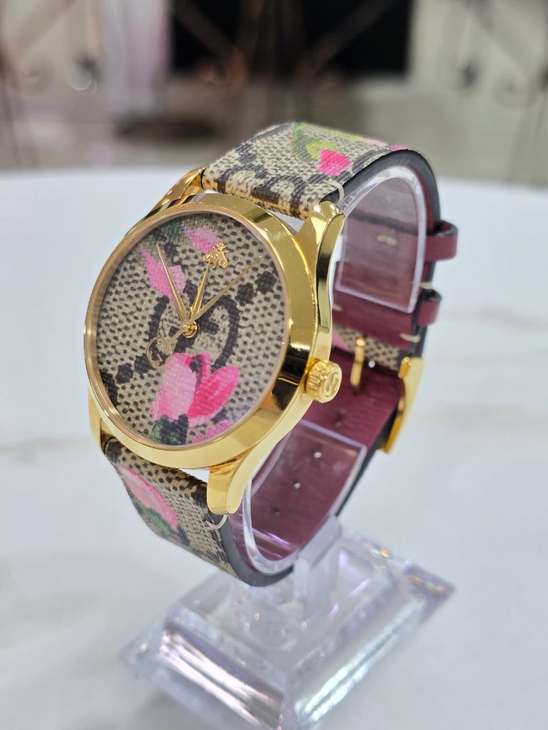 [정품] 구찌 GG 수프림 핑크 블라썸 시계 YA1264038 상품이미지2