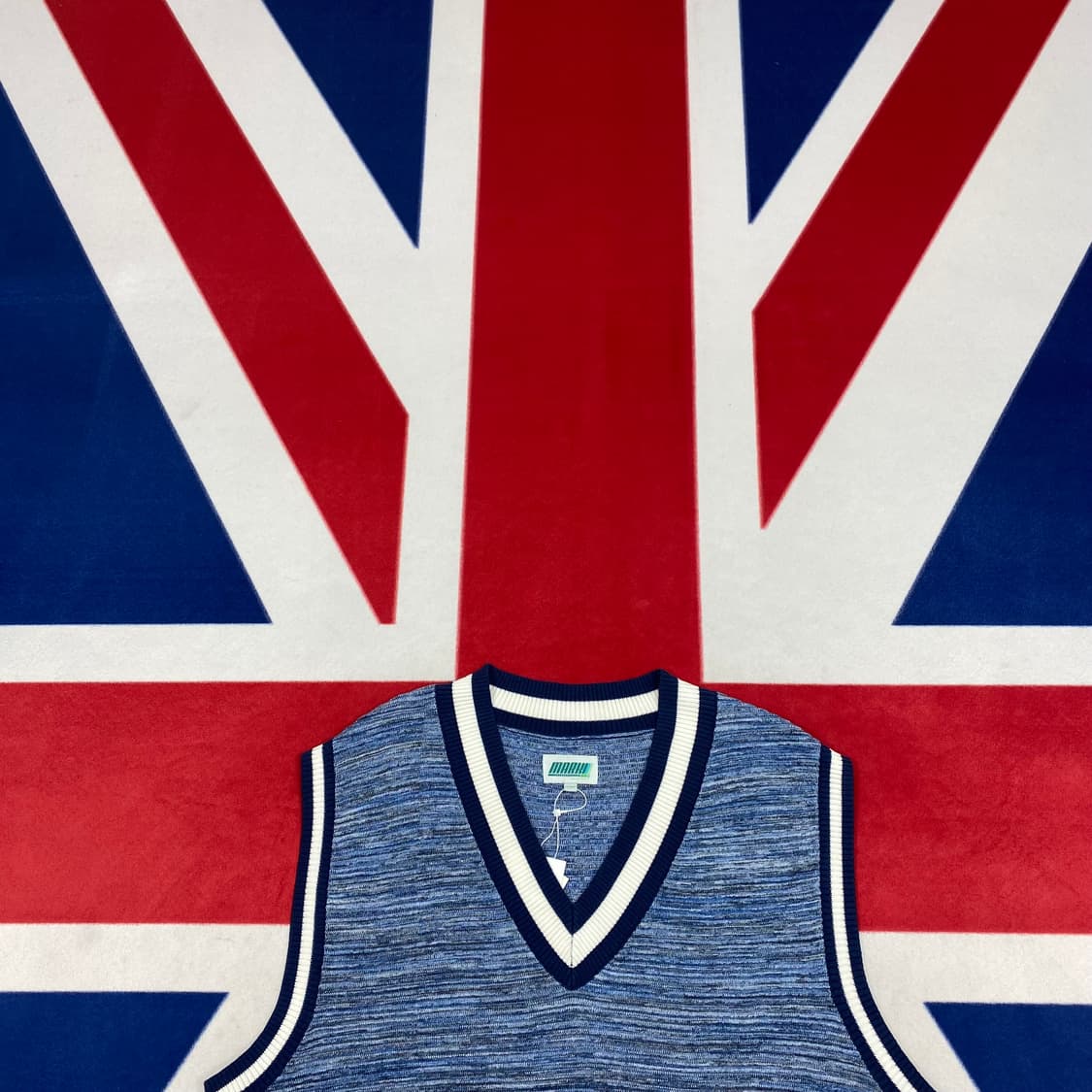 MARKM 니트조끼 M 실측 XL  상품이미지2