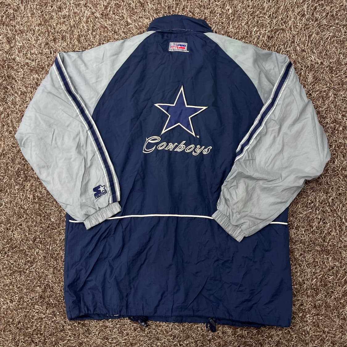 L 스타터 90s NFL 댈러스 카우보이즈 바람막이 자켓 상품이미지4